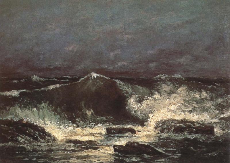 Gustave Courbet wave oil painting picture